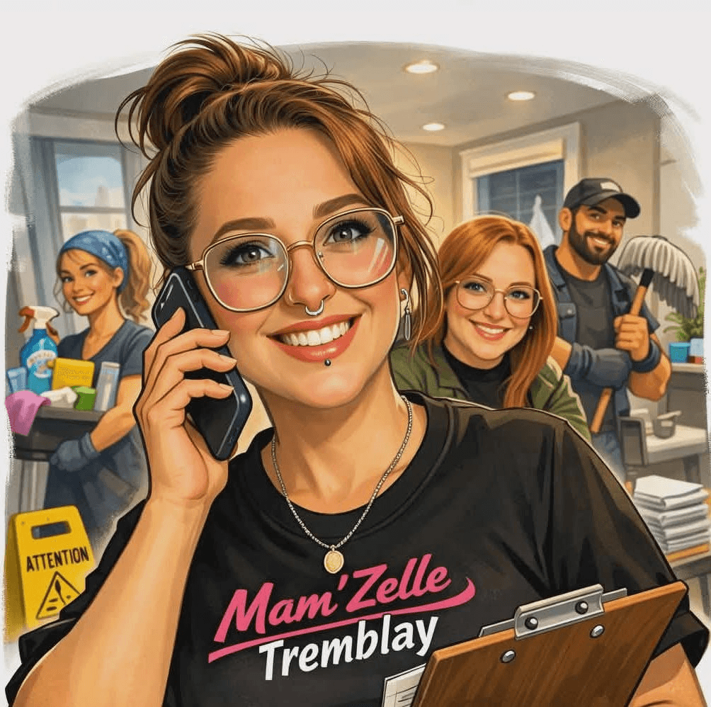 Ariane et l'équipe Mam'Zelle Tremblay